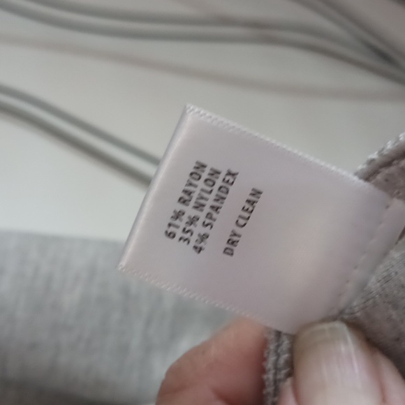 Bailey 44, Gray one button blazer with ruched sleeves. SZ S - Picture 6 of 8